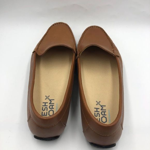 Driver Club USA Men's Brown Leather Slip On Loafers Comfort Shoes Size 11 - Picture 7 of 12